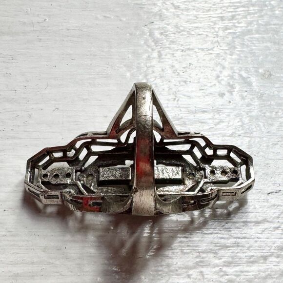 SUNAHARA MALIBU Alchemy Ring Silver White Blue Women’s Size 8 - Picture 4 of 6